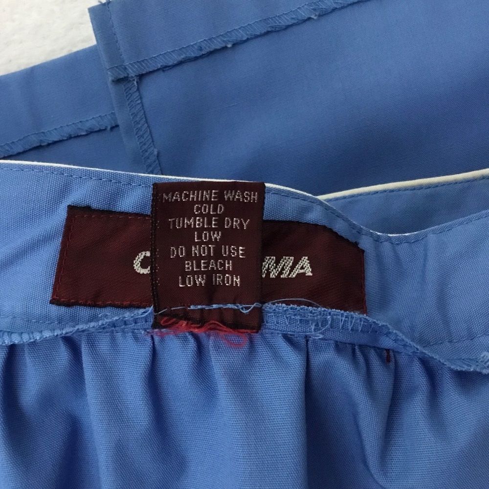 Vintage 80’s Deadstock Charisma Button Wrap Skirt, Blue - Picture 4 of 12